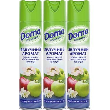 Освіжувач повітря</br>Domo Fresh Line</br>Яблучний аромат</br>300 мл