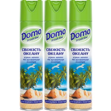 Освіжувач повітря</br>Domo Fresh Line</br>Свіжість океану</br>300 мл