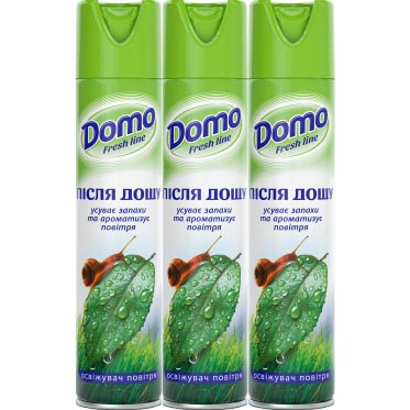 Освіжувач повітря</br>Domo Fresh Line</br>Після дощу</br>300 мл