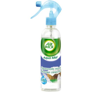 Освіжувач повітря</br>Air Wick Aqua Mist</br>Прохолода льону</br>345 мл 