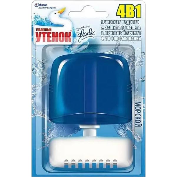 Туалетне каченя</br> для унітазів </br>з корзинкою </br>Морський</br>55 мл