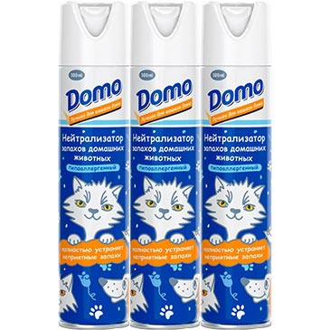 Нейтралізатор запаху</br>домашніх тварин</br>Domo</br>300 мл 