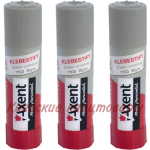 Клей-карандаш Axent 25г