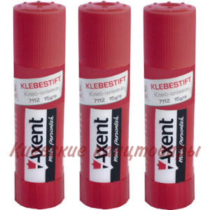 Клей-карандаш Axent PVP 15 г 